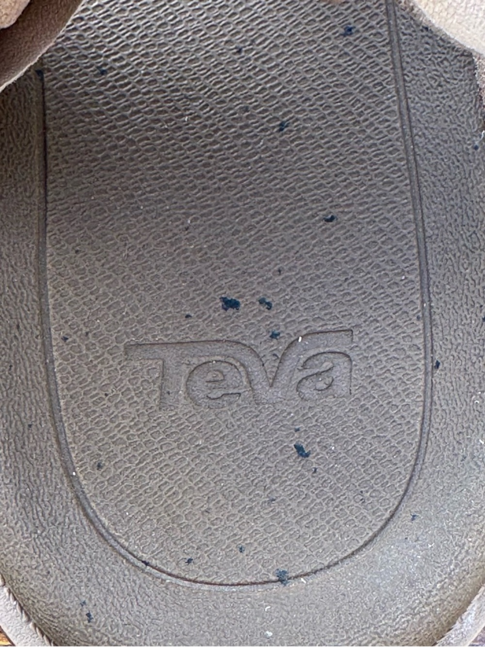 Teva Madera Slingback Sandals Womens 9 Tan Leather Comfort Casual - Picture 7 of 11